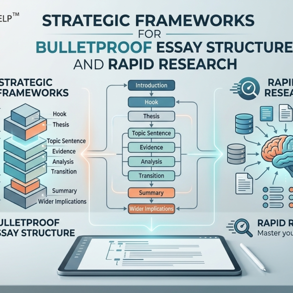 Master the Campus Grind: Strategic Frameworks for Bulletproof Essay Structure and Rapid Research